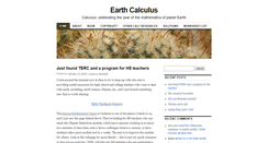 Desktop Screenshot of earthcalculus.com